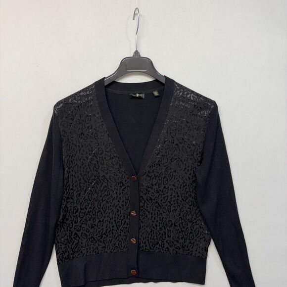 Ted Baker Women Long Sleeve Cardigan Sweater Size 4 Viscose Blend C036 -22 - Picture 9 of 14